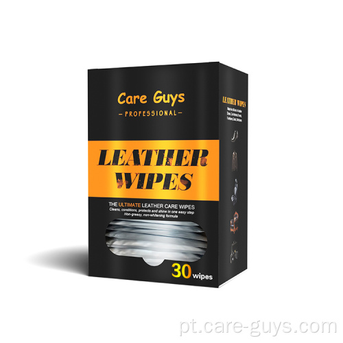 Limpos de couro Shoe Shine Wipes Wet Wipes